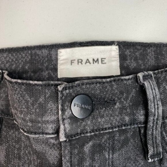 FRAME Denim Le Skinny De Jeanne Tonal Python Sz 26 - Picture 4 of 6